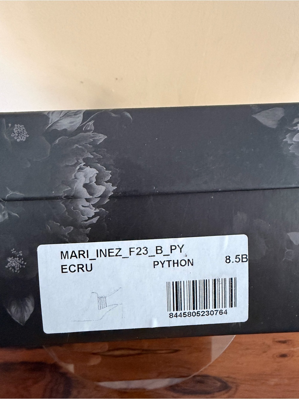 Inez Marisol 70 in Natural Snake Emboss in size 8.5 M - Picture 3 of 12